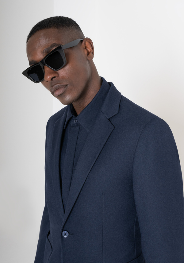 GIACCA "KIM" SLIM FIT IN MISTO VISCOSA ELASTICA BLU - Antony Morato Online Shop