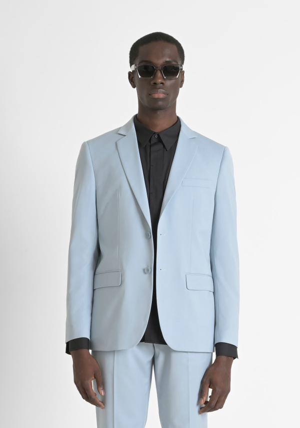 VESTE DROITE REGULAR STRAIGHT FIT « CORA » EN VISCOSE MÉLANGÉE STRETCH - Antony Morato Online Shop