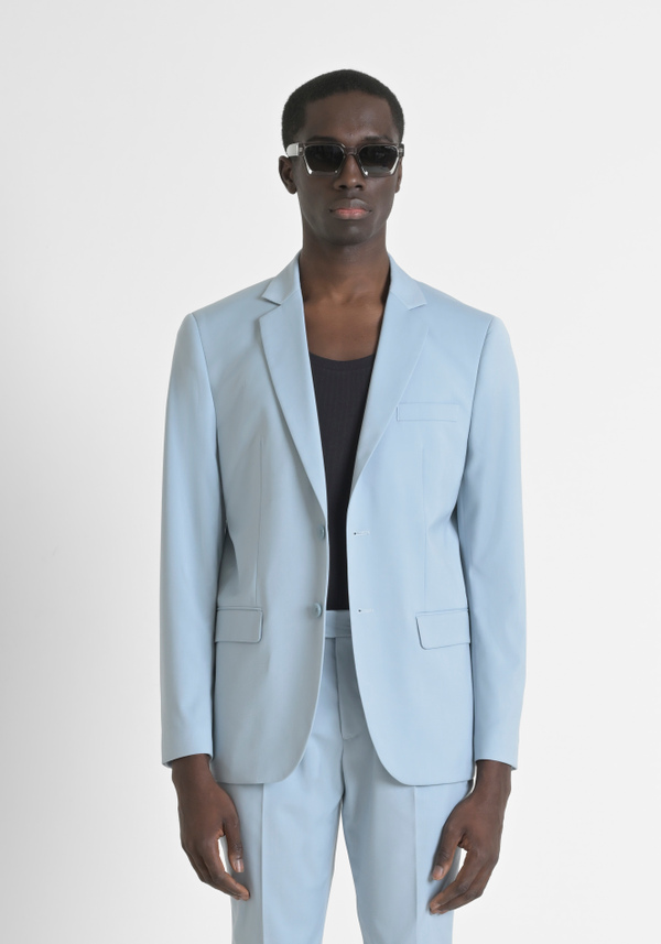 VESTE DROITE REGULAR STRAIGHT FIT « CORA » EN VISCOSE MÉLANGÉE STRETCH - Antony Morato Online Shop