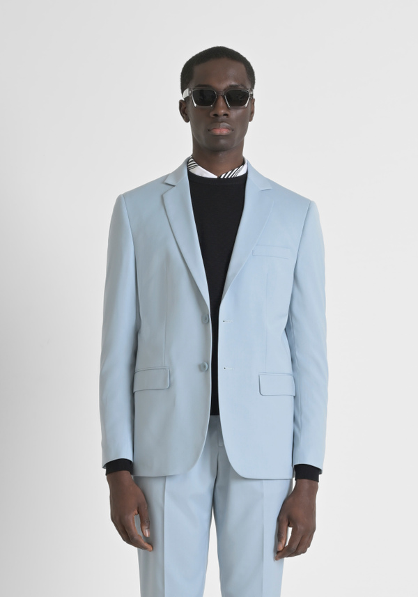 VESTE DROITE REGULAR STRAIGHT FIT « CORA » EN VISCOSE MÉLANGÉE STRETCH - Antony Morato Online Shop