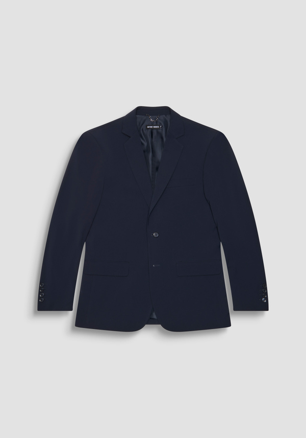"CORA" REGULAR STRAIGHT FIT SINGLE-BREASTED JACKET IN STRETCH VISCOSE BLEND - Antony Morato Online Shop
