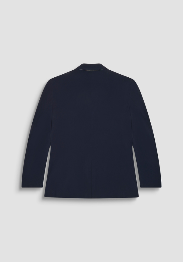 "CORA" REGULAR STRAIGHT FIT SINGLE-BREASTED JACKET IN STRETCH VISCOSE BLEND - Antony Morato Online Shop