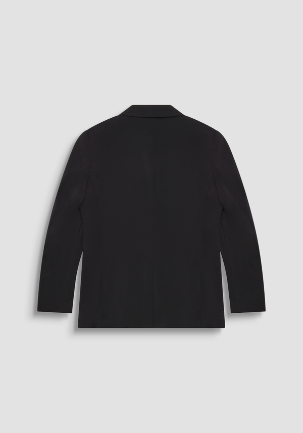 "CORA" REGULAR STRAIGHT FIT SINGLE-BREASTED JACKET IN STRETCH VISCOSE BLEND - Antony Morato Online Shop