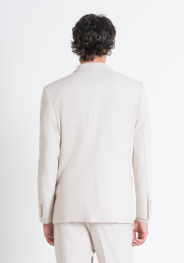 REGULAR FIT "ROGER" DOUBLE-BREASTED JACKET IN WOOL-BLEND FABRIC - Antony Morato Online Shop