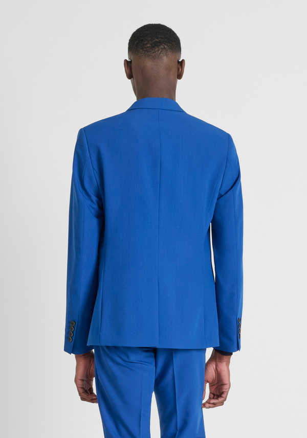 "BONNIE" SLIM FIT JACKET IN VISCOSE BLEND STRETCH FABRIC - Antony Morato Online Shop