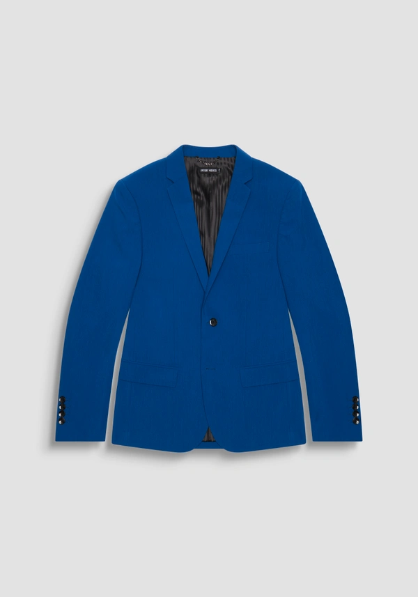"BONNIE" SLIM FIT JACKET IN VISCOSE BLEND STRETCH FABRIC - Antony Morato Online Shop