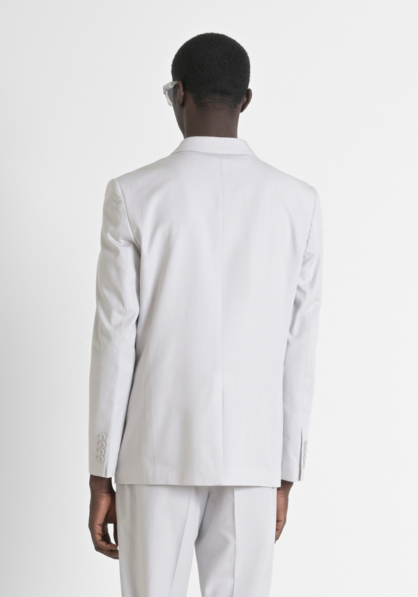 "ROGER" REGULAR FIT JACKET IN LYOCELL AND COTTON BLEND FABRIC - Antony Morato Online Shop