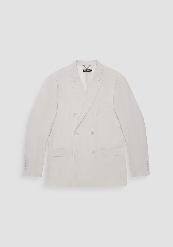 "ROGER" REGULAR FIT JACKET IN LYOCELL AND COTTON BLEND FABRIC - Antony Morato Online Shop