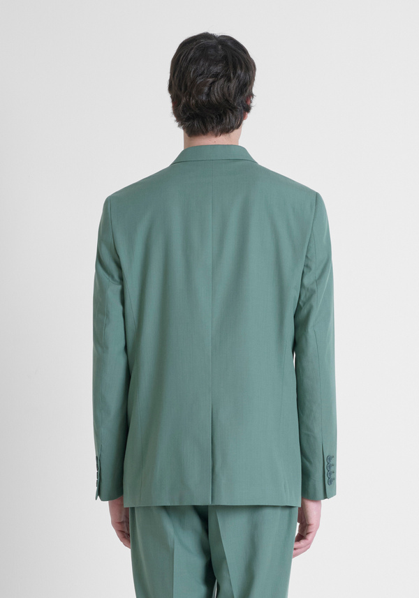 "ROGER" REGULAR FIT JACKET IN LYOCELL AND COTTON BLEND FABRIC - Antony Morato Online Shop