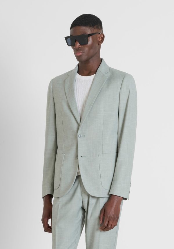 "JULIE" SLIM FIT JACKET IN STRETCH VISCOSE BLEND FABRIC - Antony Morato Online Shop