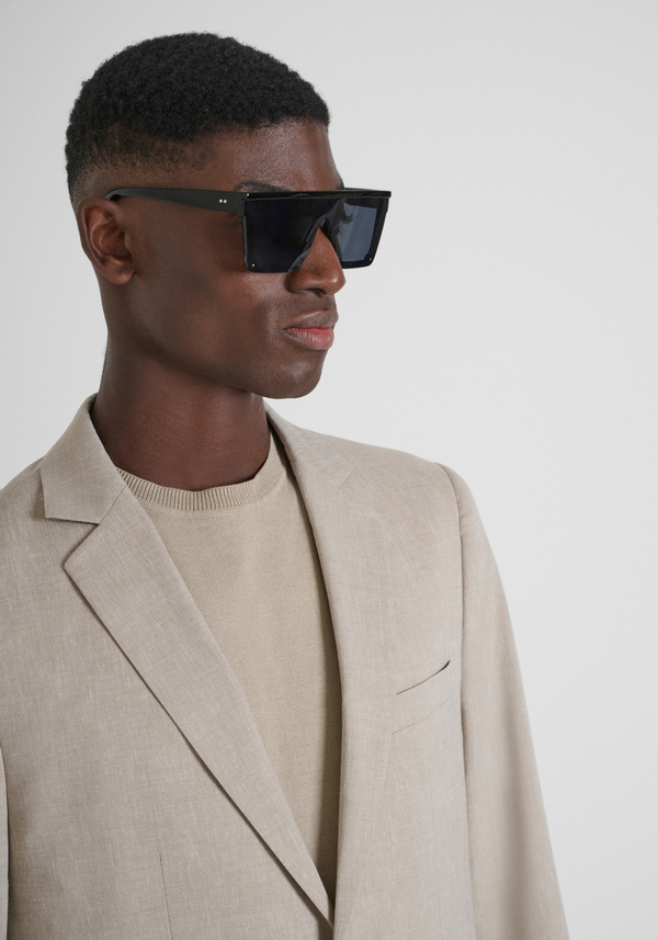 JACKET REGULAR FIT "LUIS" IN STRETCH LINEN BLEND - Antony Morato Online Shop