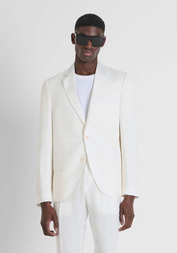 CHAQUETA REGULAR FIT «LUIS» EN MEZCLA DE LINO Y VISCOSA - Antony Morato Online Shop
