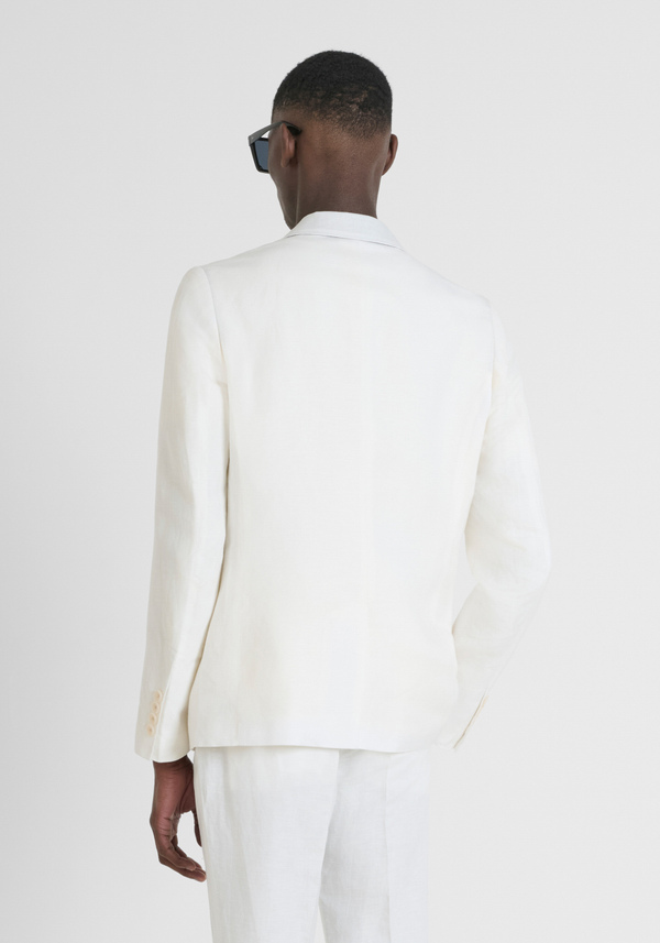 CHAQUETA REGULAR FIT «LUIS» EN MEZCLA DE LINO Y VISCOSA - Antony Morato Online Shop