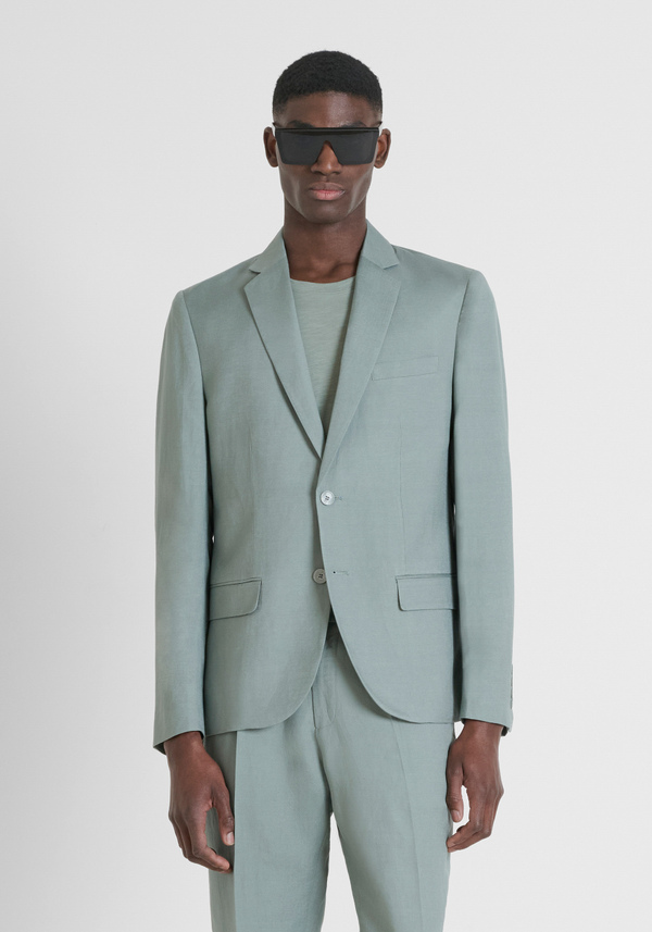 CHAQUETA REGULAR FIT «LUIS» EN MEZCLA DE LINO Y VISCOSA - Antony Morato Online Shop