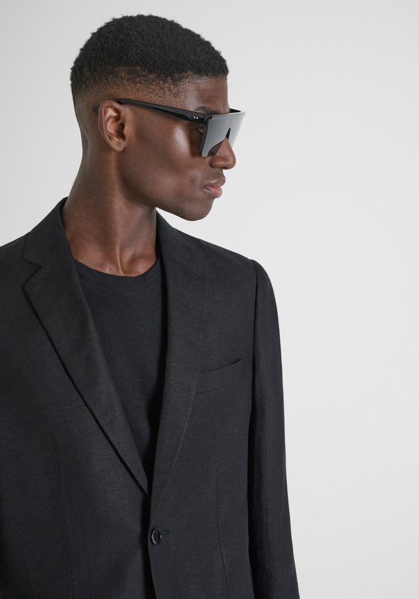 CHAQUETA REGULAR FIT «LUIS» EN MEZCLA DE LINO Y VISCOSA - Antony Morato Online Shop