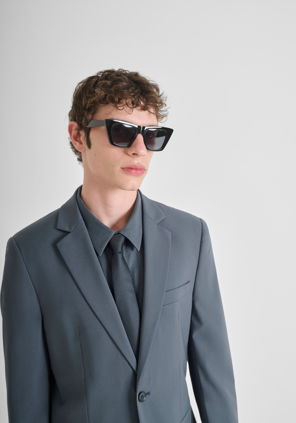 "LUIS" REGULAR FIT JACKET IN STRETCH VISCOSE BLEND - Antony Morato Online Shop