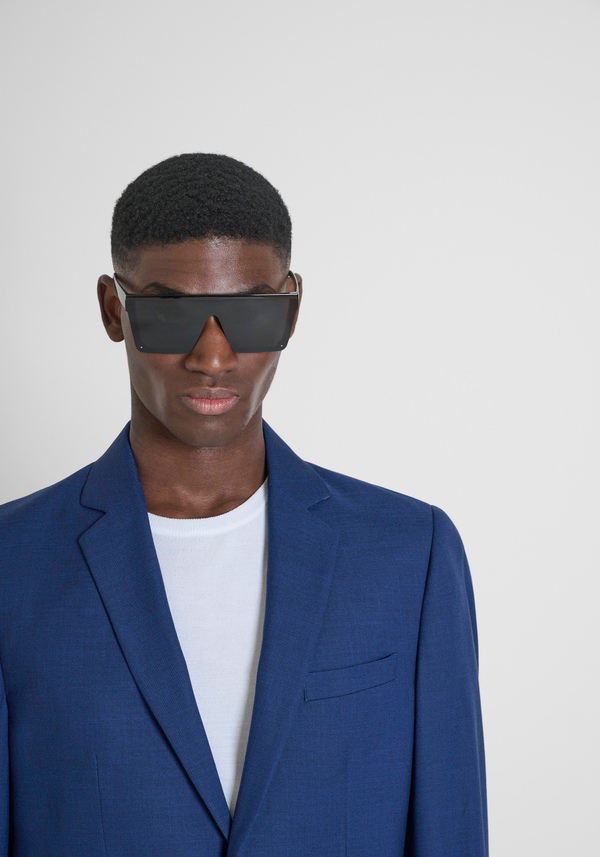"LUIS" REGULAR FIT JACKET IN STRETCH VISCOSE BLEND FABRIC WITH BACK VENT - Antony Morato Online Shop