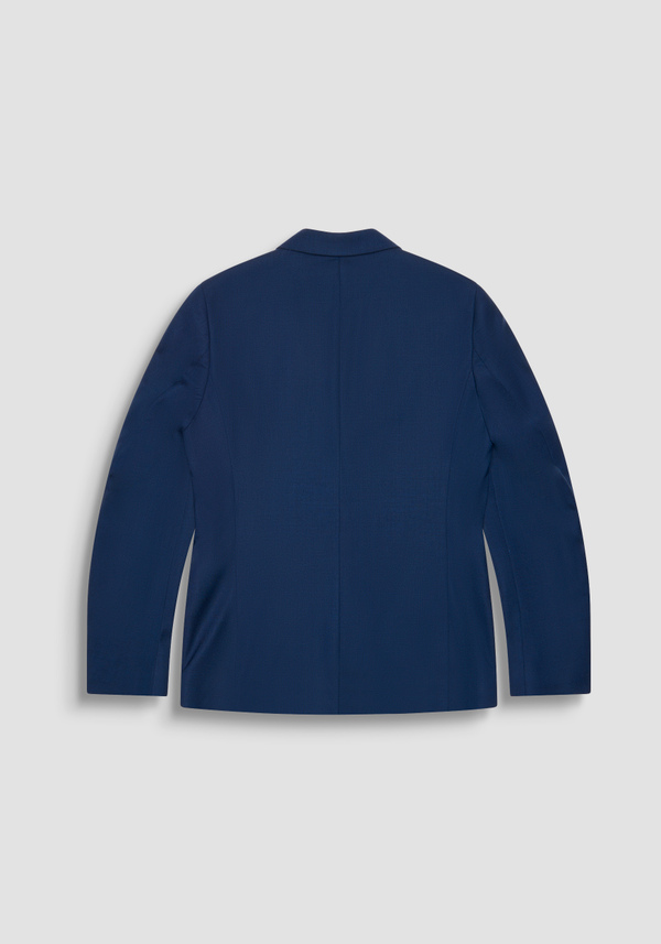 "LUIS" REGULAR FIT JACKET IN STRETCH VISCOSE BLEND FABRIC WITH BACK VENT - Antony Morato Online Shop