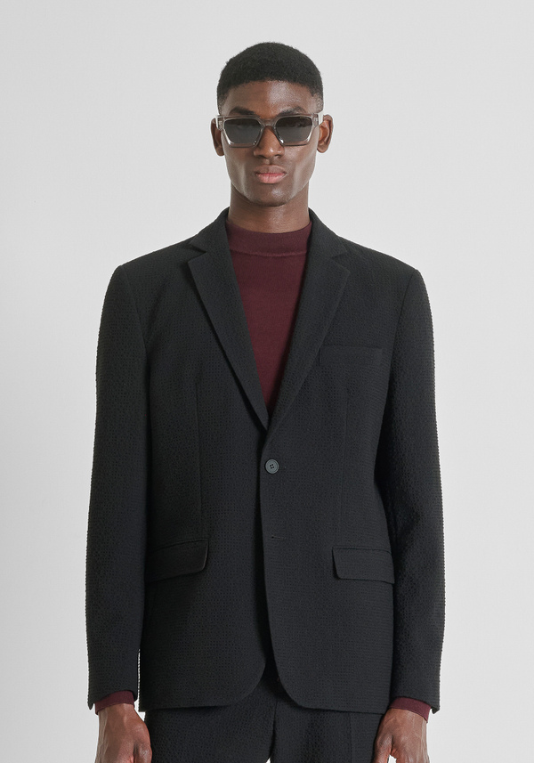 REGULAR FIT "CORA" JACKET IN STRETCH VISCOSE BLEND - Antony Morato Online Shop