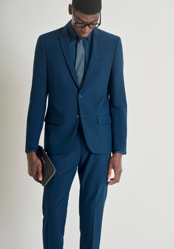 SLIM FIT "BONNIE" JACKET IN STRETCH VISCOSE - Antony Morato Online Shop