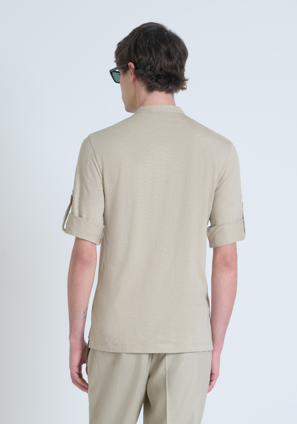 T-SHIRT REGULAR FIT IN COTONE CON LOGO RICAMATO - Antony Morato Online Shop