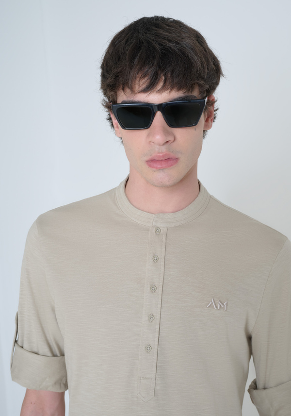 T-SHIRT REGULAR FIT IN COTONE CON LOGO RICAMATO - Antony Morato Online Shop