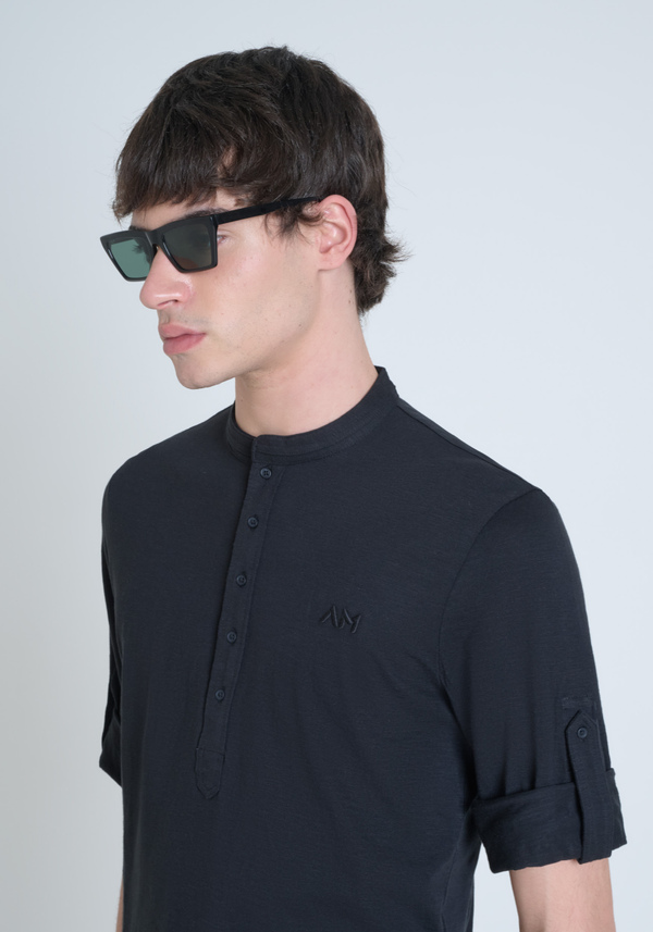 T-SHIRT REGULAR FIT IN COTONE CON LOGO RICAMATO - Antony Morato Online Shop