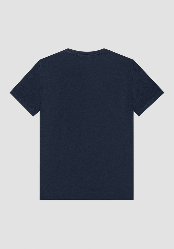 T-SHIRT SUPER SLIM FIT AUS ELASTISCHER BAUMWOLLE MIT LOGO AUF DER HERZSEITE - Antony Morato Online Shop