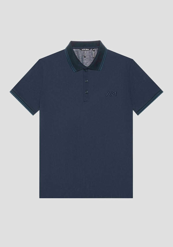 POLO REGULAR FIT DE PIQUÉ DE ALGODÓN CON LOGOTIPO BORDADO - Antony Morato Online Shop