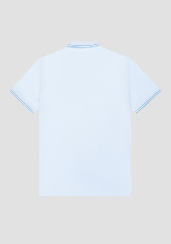 POLO EN COTON PIQUÉ À COUPE RÉGULIÈRE AVEC BRODERIE DU LOGO - Antony Morato Online Shop