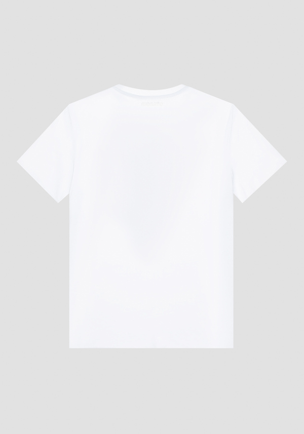 REGULAR FIT T-SHIRT IN COTTON JERSEY WITH WOLF PRINT - Antony Morato Online Shop