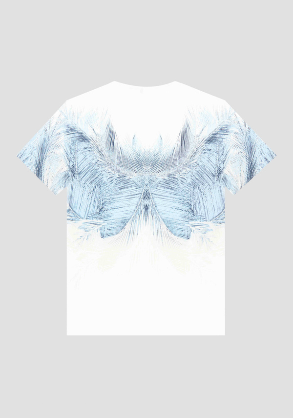 CAMISETA REGULAR FIT DE ALGODÓN CON ESTAMPADO DE AGUA - Antony Morato Online Shop