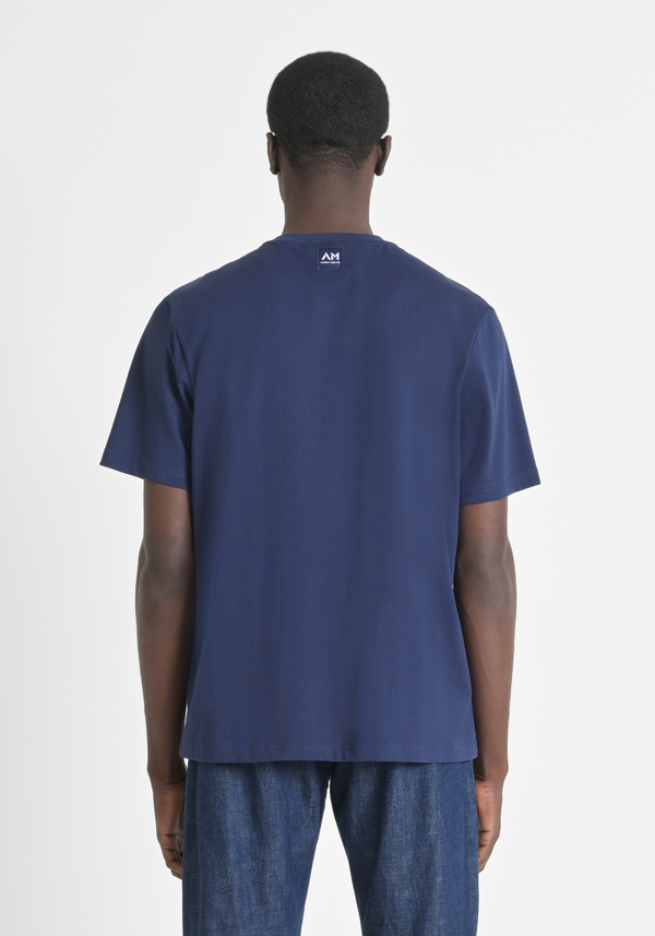 RELAXED FIT T-SHIRT IN COTTON WITH DOUBLE POCKET - Antony Morato Online Shop