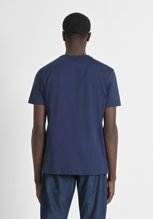 T-SHIRT REGULAR FIT EN JERSEY DE COTON AVEC IMPRIMÉ TIGRE - Antony Morato Online Shop