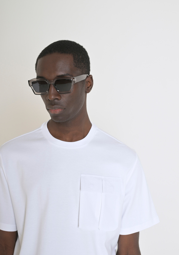 VESTE SLIM FIT « BONNIE » EN VISCOSE MÉLANGÉE STRETCH AVEC FENTE SUR LE DOS - Antony Morato Online Shop