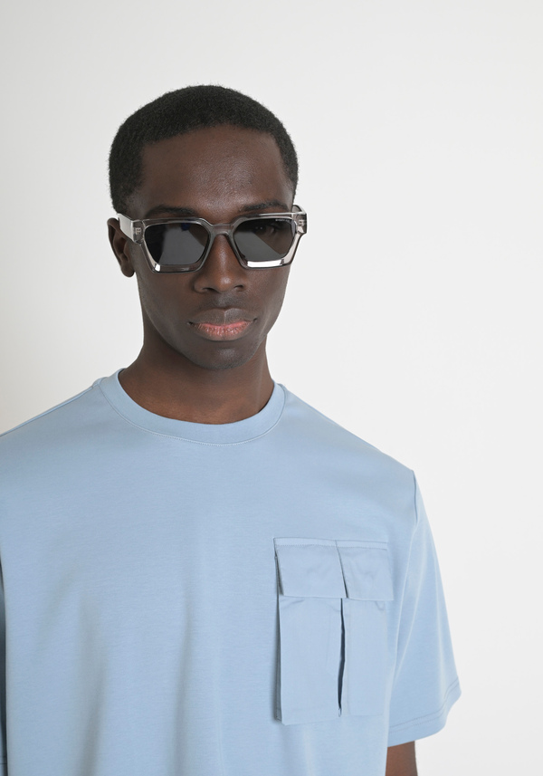 VESTE SLIM FIT « BONNIE » EN VISCOSE MÉLANGÉE STRETCH AVEC FENTE SUR LE DOS - Antony Morato Online Shop