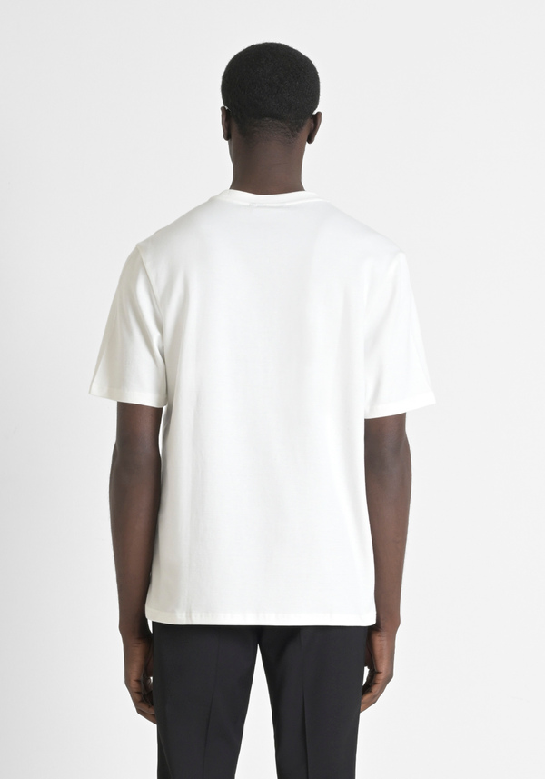 RELAXED FIT T-SHIRT IN 100% COTTON JERSEY WITH EMBROIDERED LOGO - Antony Morato Online Shop
