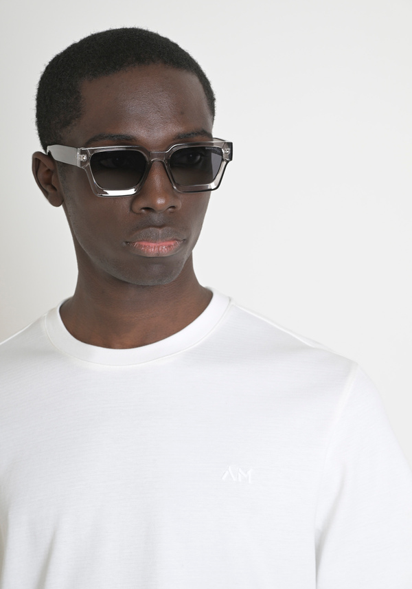 RELAXED FIT T-SHIRT IN 100% COTTON JERSEY WITH EMBROIDERED LOGO - Antony Morato Online Shop