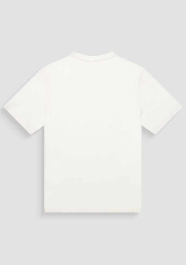 RELAXED FIT T-SHIRT IN 100% COTTON JERSEY WITH EMBROIDERED LOGO - Antony Morato Online Shop