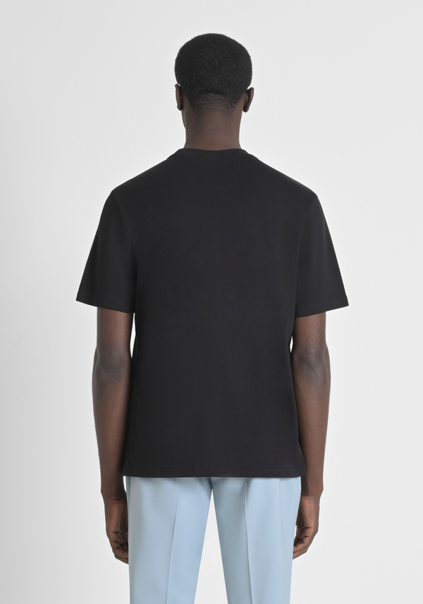 RELAXED FIT T-SHIRT IN 100% COTTON JERSEY WITH EMBROIDERED LOGO - Antony Morato Online Shop