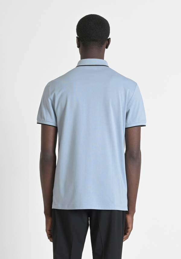 POLO REGULAR FIT IN PIQUET DI COTONE CON PATCH - Antony Morato Online Shop