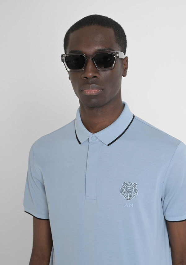 POLO REGULAR FIT IN PIQUET DI COTONE CON PATCH - Antony Morato Online Shop