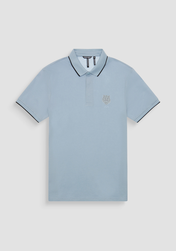 POLO REGULAR FIT IN PIQUET DI COTONE CON PATCH - Antony Morato Online Shop