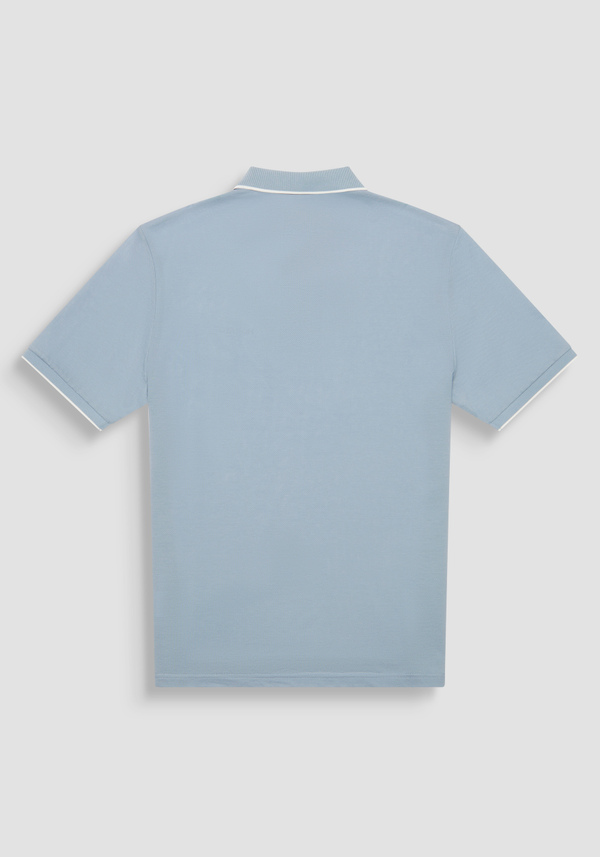 T-SHIRT RELAXED FIT 100 % JERSEY DE COTON DE COULEUR UNIE AVEC LOGO BRODÉ - Antony Morato Online Shop