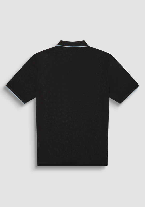 T-SHIRT RELAXED FIT AUS 100 % EINFARBIGEM BAUMWOLLJERSEY MIT GESTICKTEM LOGO - Antony Morato Online Shop