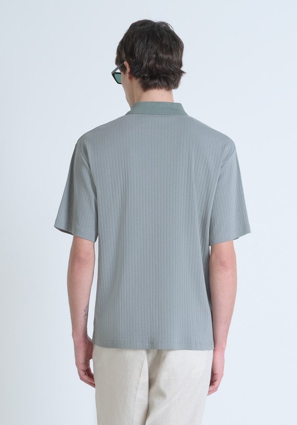 POLO RELAXED FIT IN  COTONE FANTASIA A RIGHE - Antony Morato Online Shop