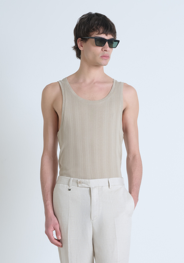 T-SHIRT SLIM FIT IN LYOCELL EFFETTO WASHED CON LOGO - Antony Morato Online Shop
