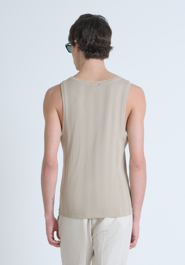 T-SHIRT SLIM FIT IN LYOCELL EFFETTO WASHED CON LOGO - Antony Morato Online Shop