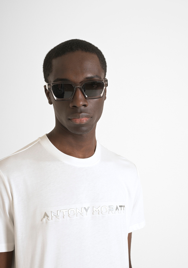 T-SHIRT REGULAR FIT IN JERSEY DI COTONE E STAMPA - Antony Morato Online Shop
