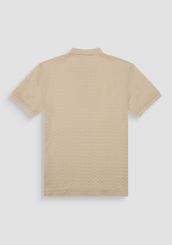 CAMISETA REGULAR FIT DE PUNTO DE ALGODÓN PURO Y LOGOTIPO BICOLOR EN RELIEVE - Antony Morato Online Shop
